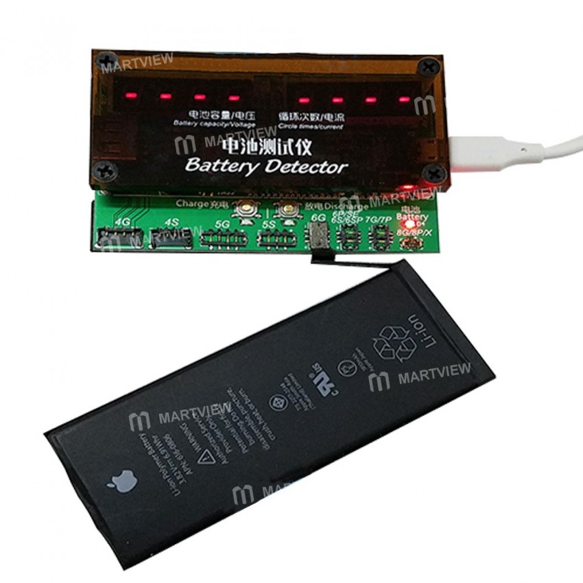 Battery Detector Diagnostic Tester for iPhone 4 / 4S / 5 / 5S / SE / 6 / 6 Plus / 6S / 6S Plus / 7 /