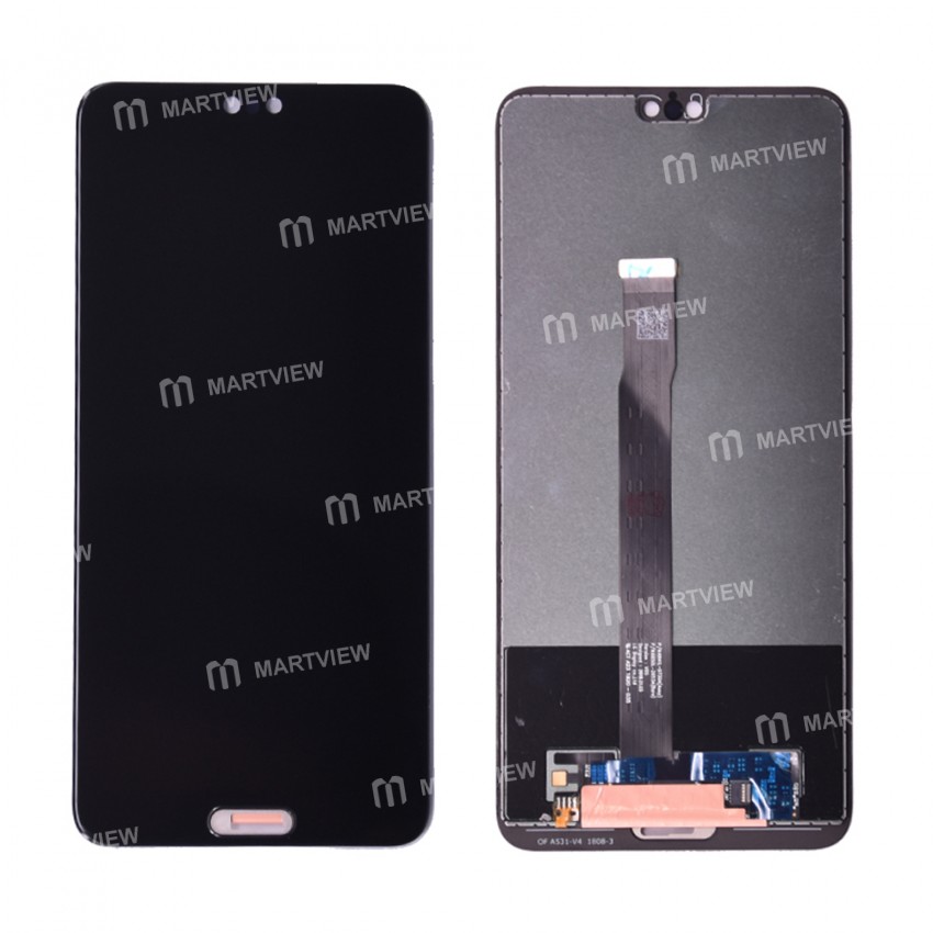 TFT LCD Display Touch Screen Digitizer Assembly Replacement for Huawei P20 - Black