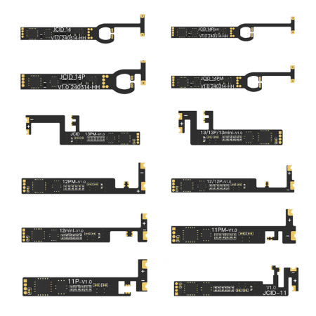 JCID iPhone 11 to 14Pro Max Built-in Integrated Battery Repair Row Cable for JC V1SE Programmer