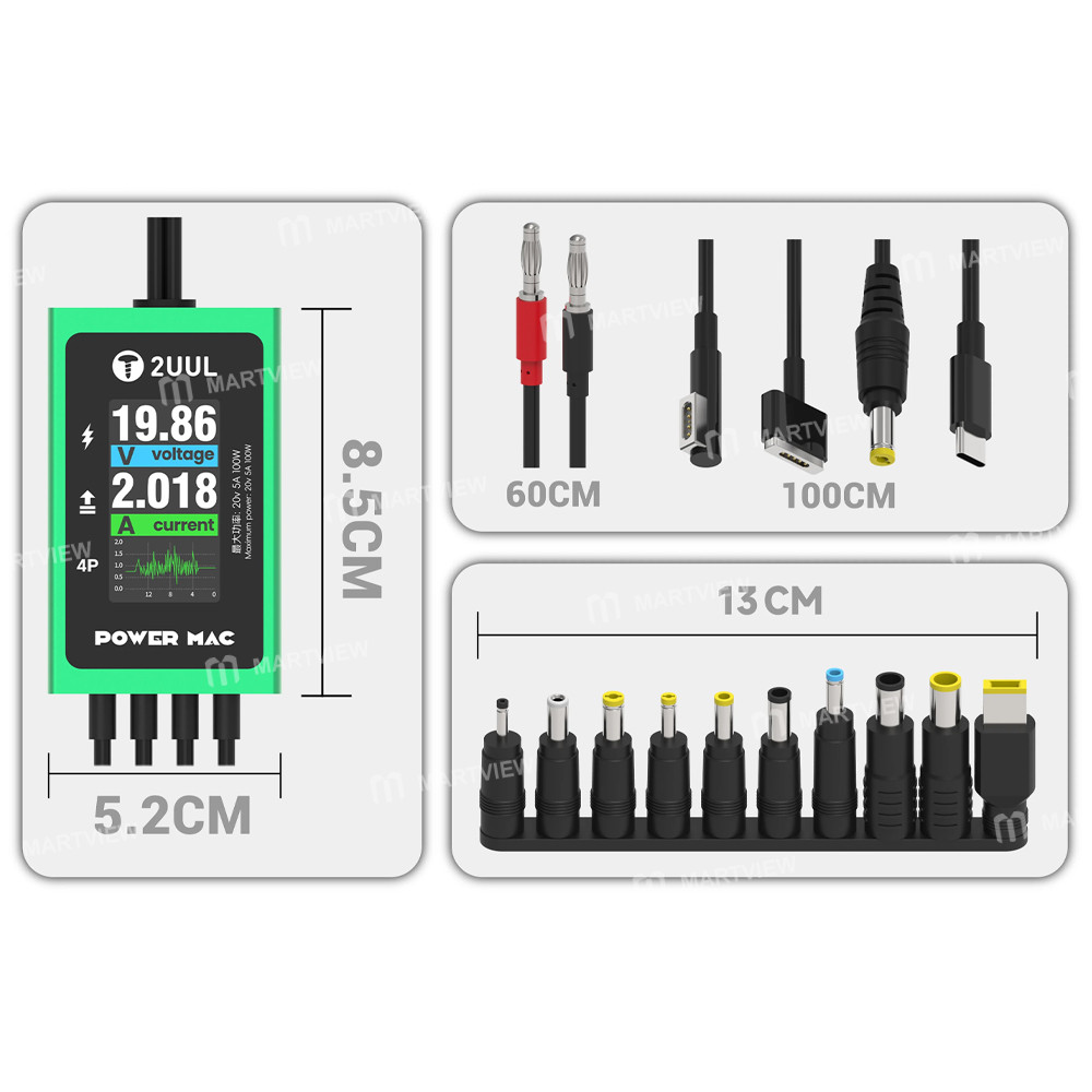 2uul pw08-power-mac-digital-power-switch-cable-for-laptop-computer-repair-6