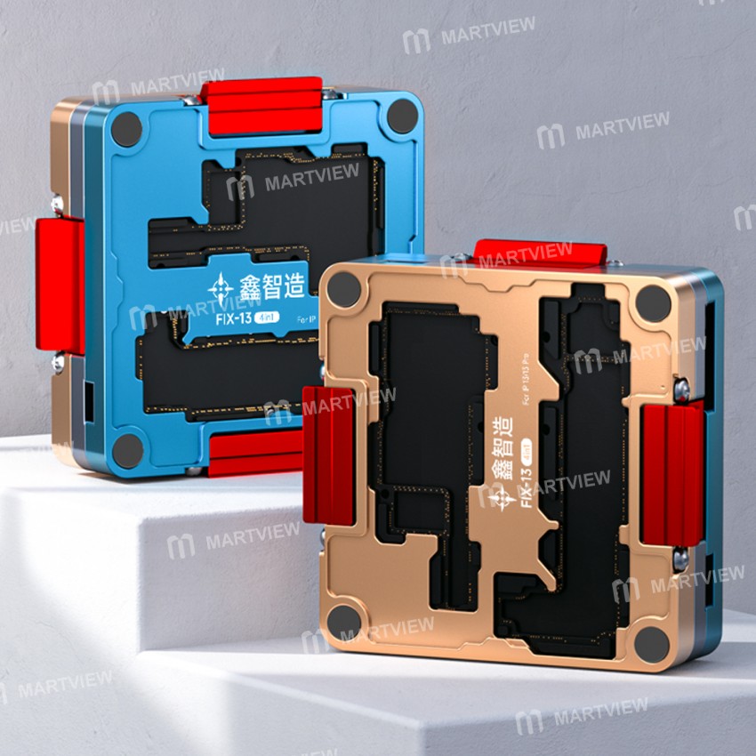 Xinzhizao FIX-13 4-in-1 Double-Sided Motherboard Layered Test Fixture for iPhone 13 Series
