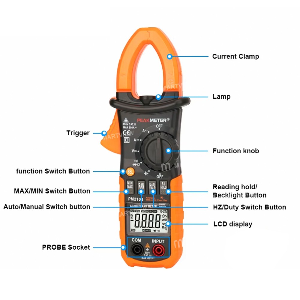 peakmeter pm2108-5