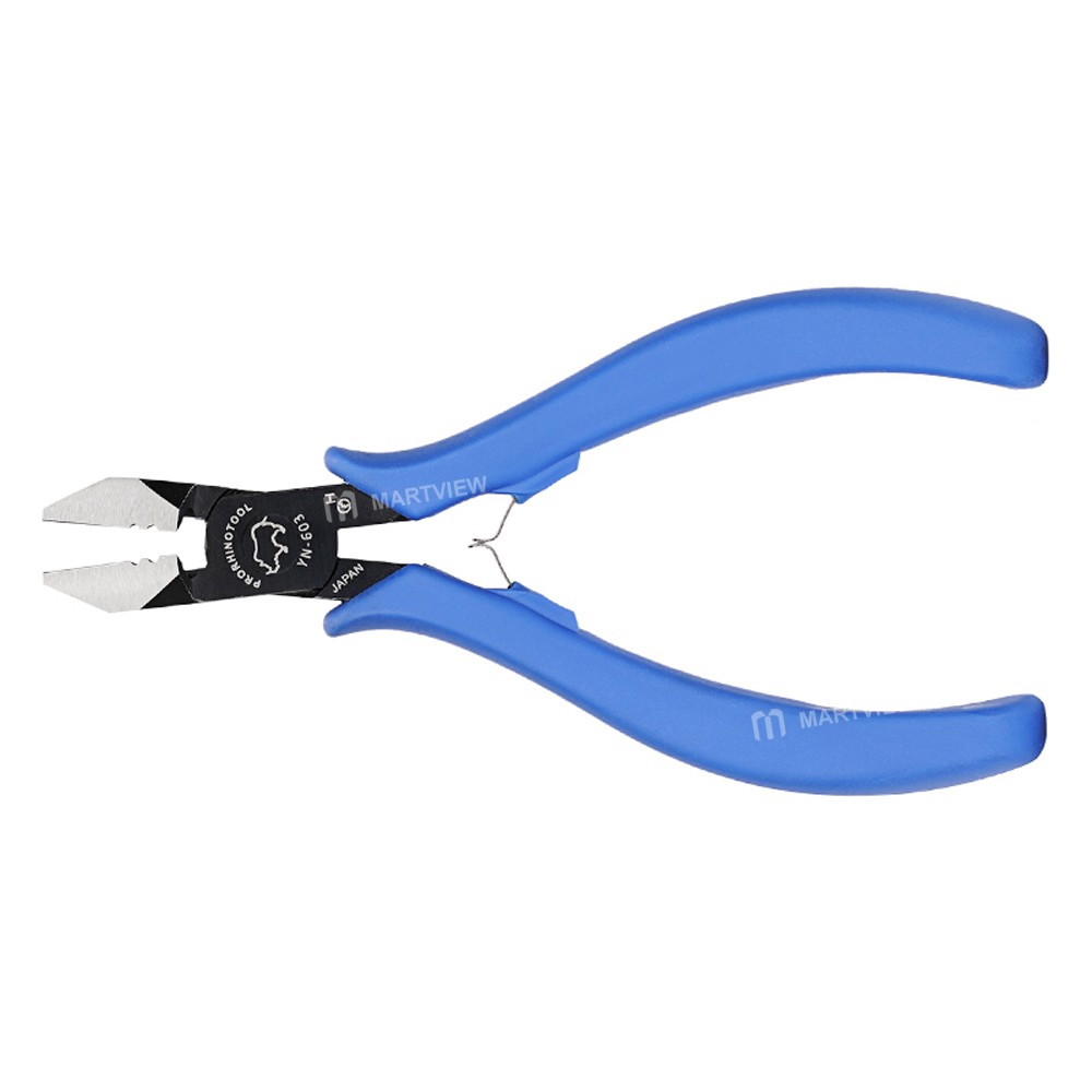 pro rhino-tools-yn-603-6-inch-high-hardness-offset-nose-cutting-pliers-with-wire-stripping-port-4