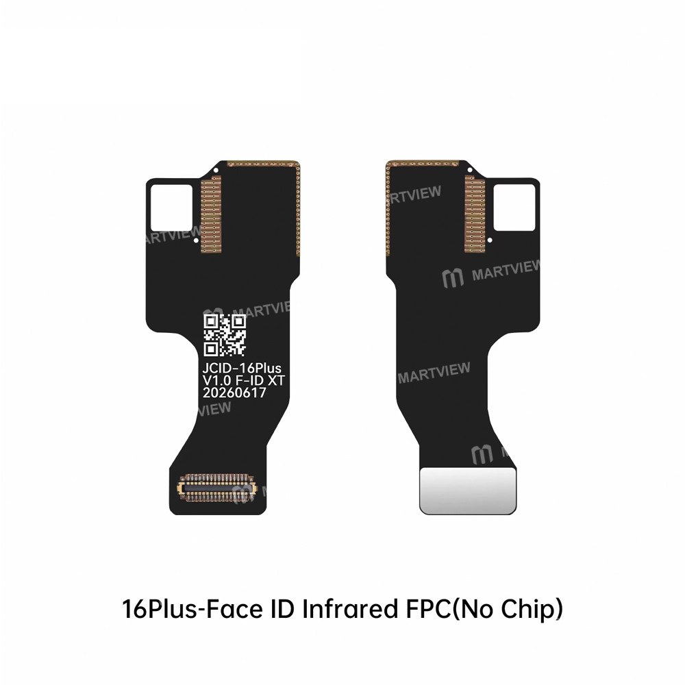 jcid face-id-dot-matrix-infrared-fpc-flex-cable-no-chip-for-iphone-14-to-17-full-series-11