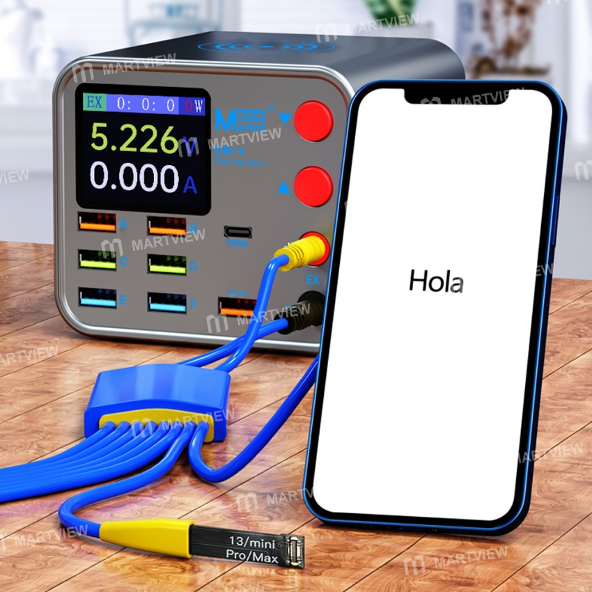 MaAnt DianBa No.1 Multi-function 8-Port PD Charger for Mobile Phone Current Data Line Detection