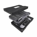 Jakemy JM-8173 Professional Screwdriver Repair Toolbox Set with Multi-layer Design