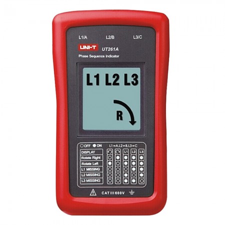 UNI-T UT261A AC 40-690V Phase Sequence and Motor Steering Meter