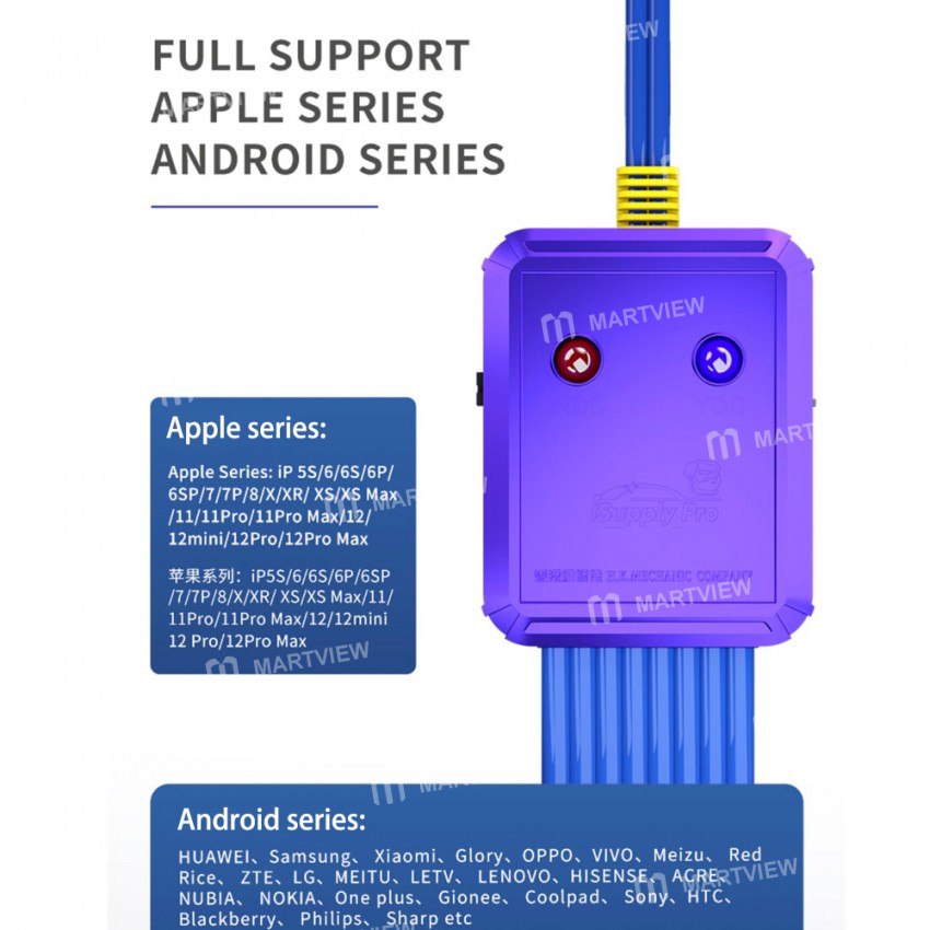 Mechanic iSupply Pro Power Boot Cable for iPhone Android Phones