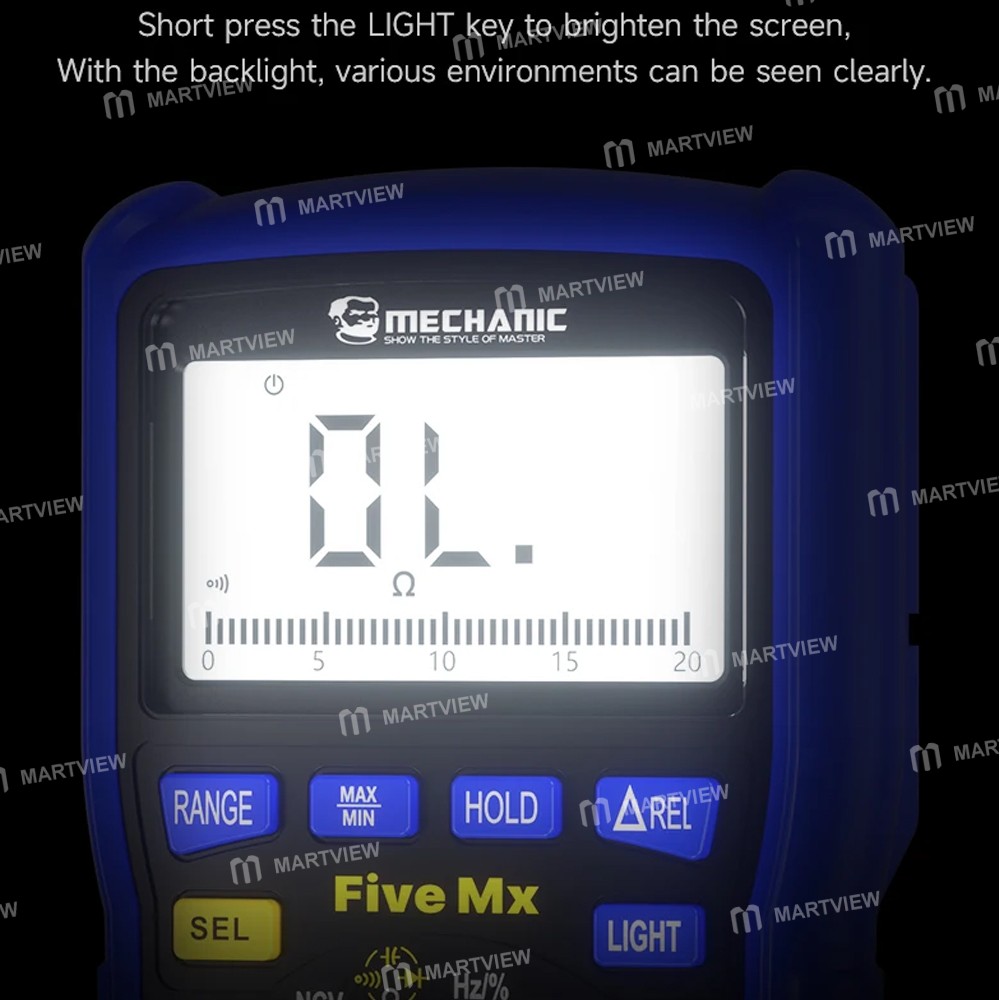 mechanic five-mx-fully-auto-intelligent-digital-display-multimeter-with-english-speech-broadcast-7