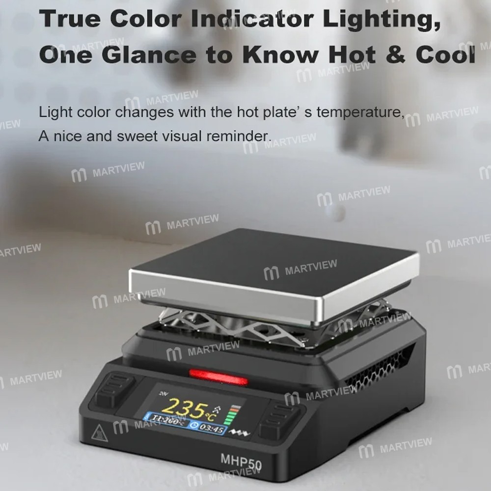 miniware mhp50-mini-intelligent-digital-display-constant-temperature-hot-plate-preheater-7