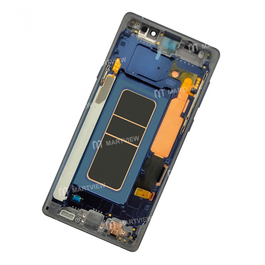 Replacement LCD display touch screen digitizer assembly with frame for samsung galaxy note 9 n960f b