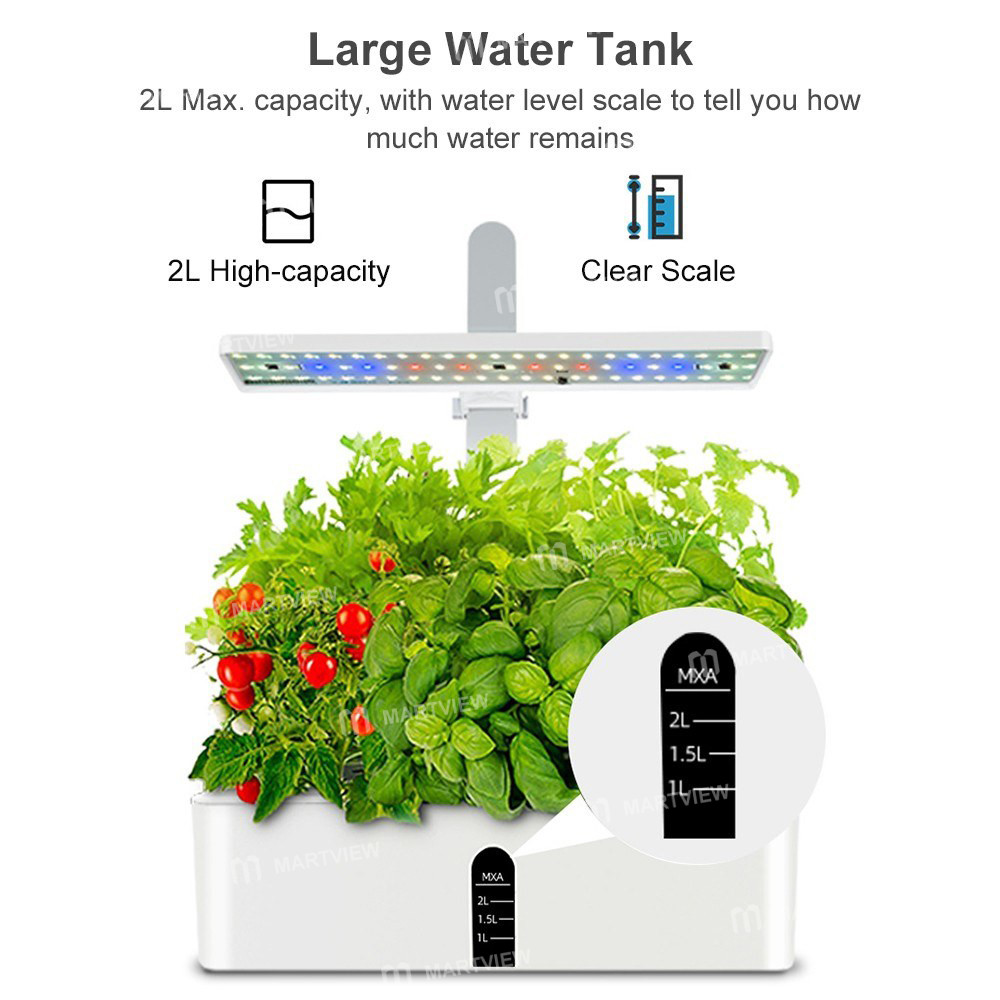 smart hydroponics-growing-system-9-pod-indoor-herb-garden-kit-13