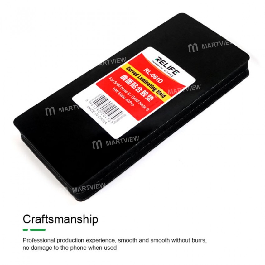 Relife RL-061 Multi-model Universal Precise Positioning Fit Curved Screen Laminated Rubber Mold