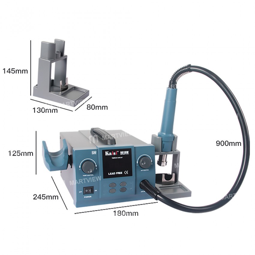 Kaisi 901DW 1000W Professional Constant-temperature Lead-free Hot Air Rework Soldering Station