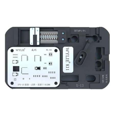 Wylie K11 Face ID Dot Matrix Calibrate Fixture with Stencil for iPhone X to 15Pro Max