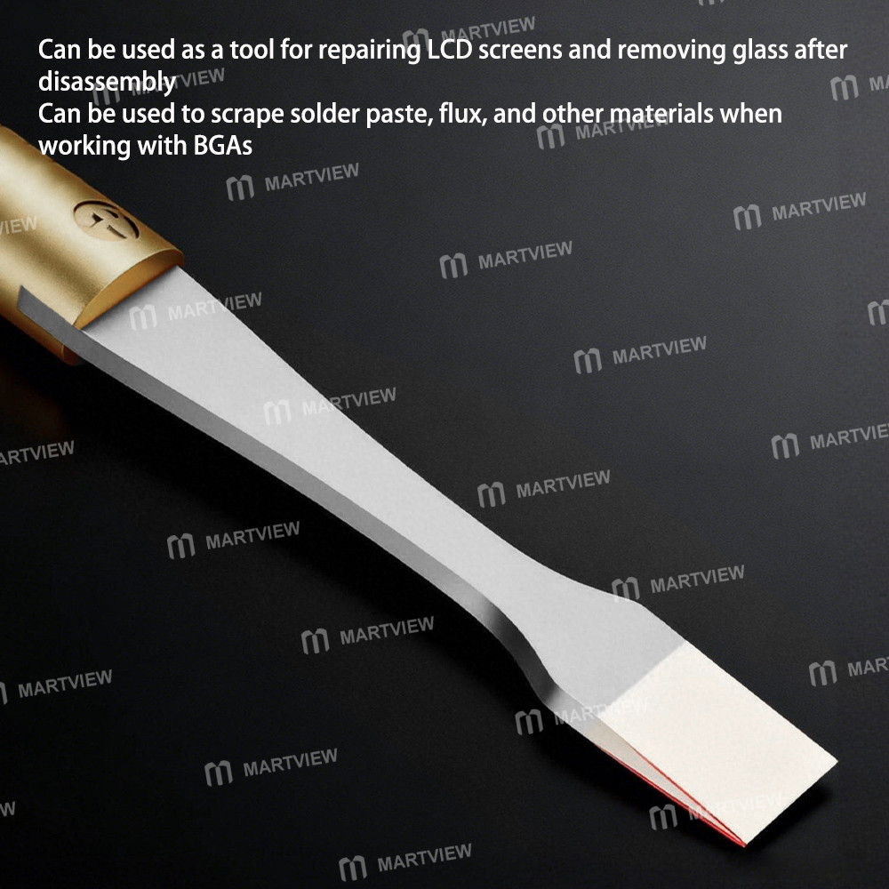 keguan double-blade-stainless-steel-solder-paste-scraper-for-bga-pcb-repair-3