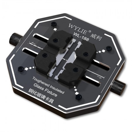 Wylie WL-188 Single-Axis High-Temperature Toughened Glass Motherboard Clamp