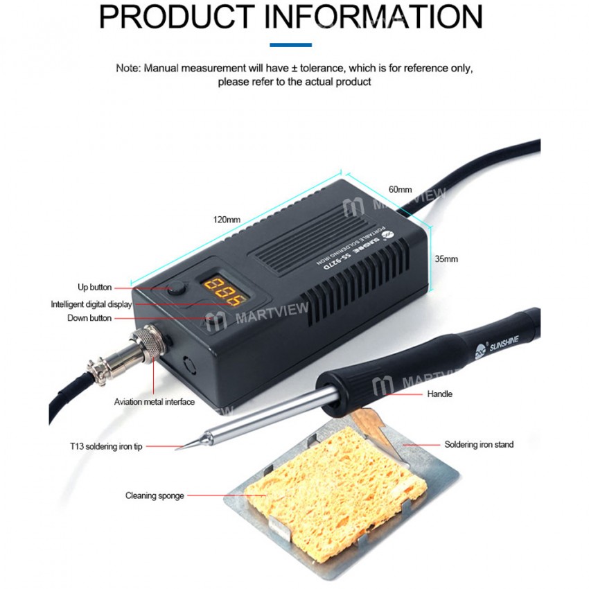 SS-927D Portable Intelligent Constant Temperature Soldering Station
