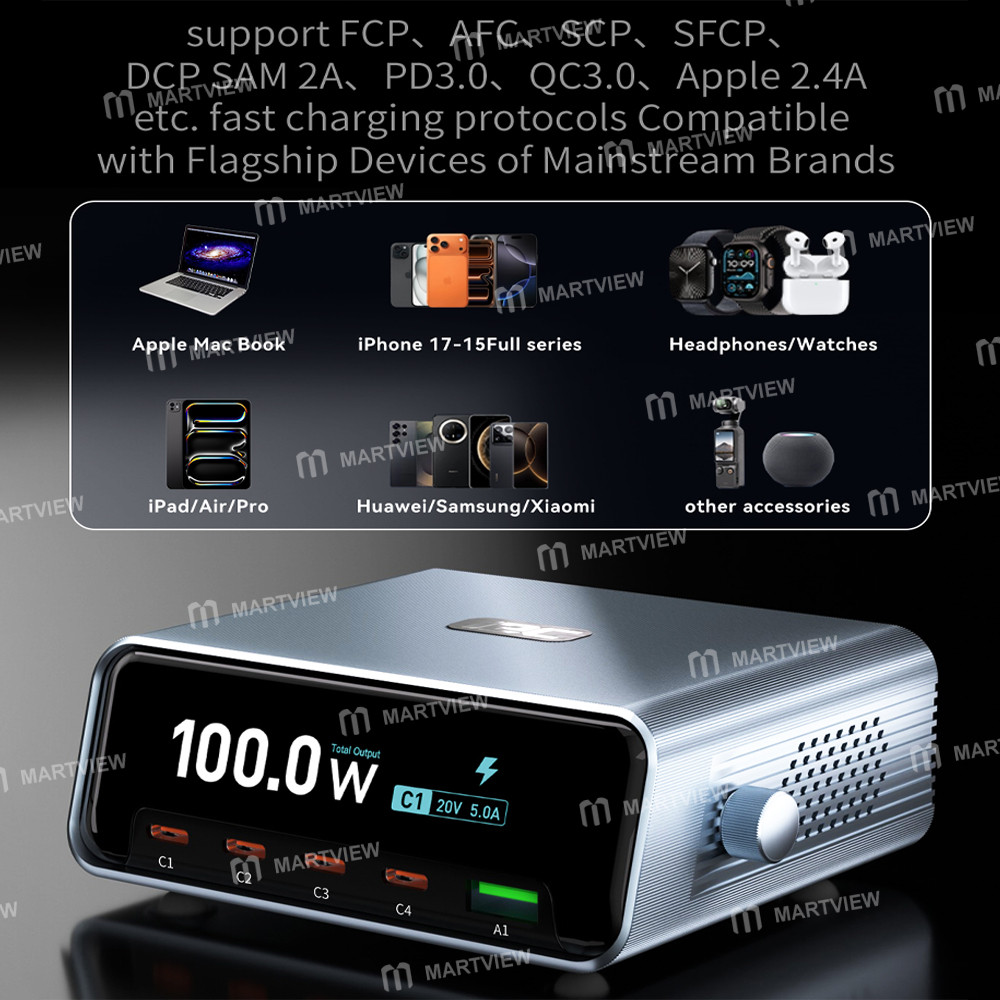 i2c a08-100w-fast-charging-colorful-large-screen-smart-display-desktop-charging-monitor-15