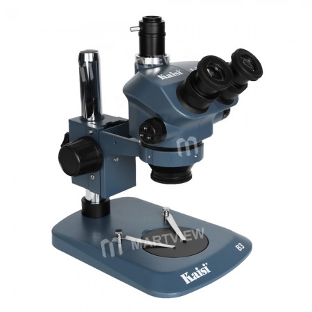 Kaisi 37050 7X-50X Continuous Zoom HD Trinocular Stereo Microscope for Mobile Phone PCB Repair