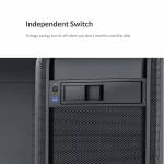 Orico 1106SS 3.5-inch SATA Optical Drive Stainless Bay Built-in Mounting Bracket Adapter