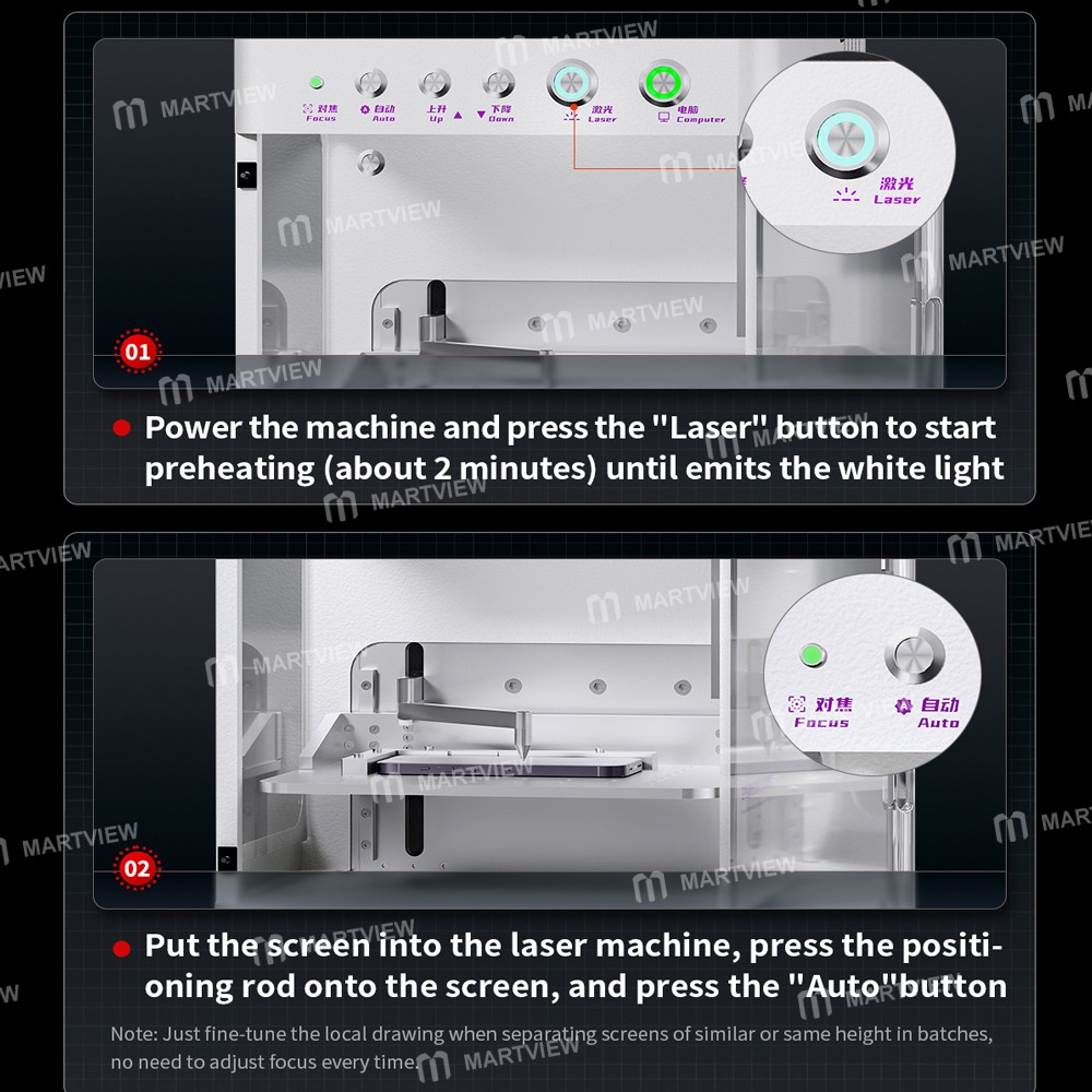 qianli iluz-series-su8-dual-optical-module-cold-light-source-uv-laser-machine-9