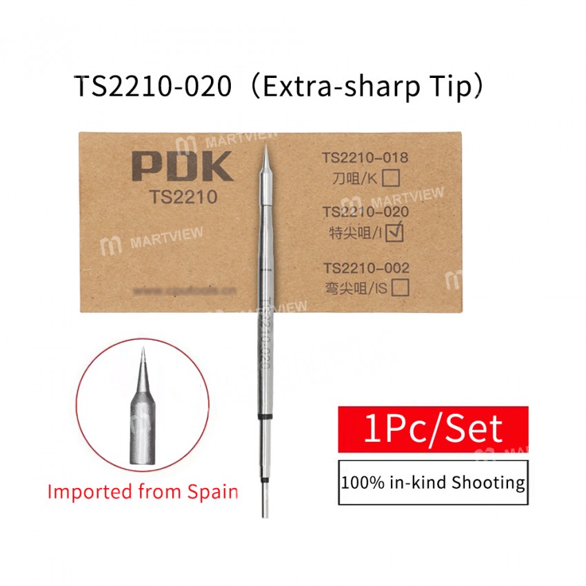 PDK TS2210 Series Soldering Iron Tip for JBC C210 Welder Handle