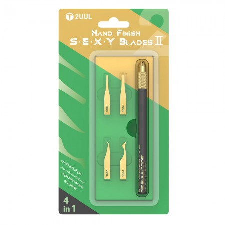 2uul DA61 Hand Finish SEXY 2 Blades Set for PCB Glue Remover / Prying Dismantling