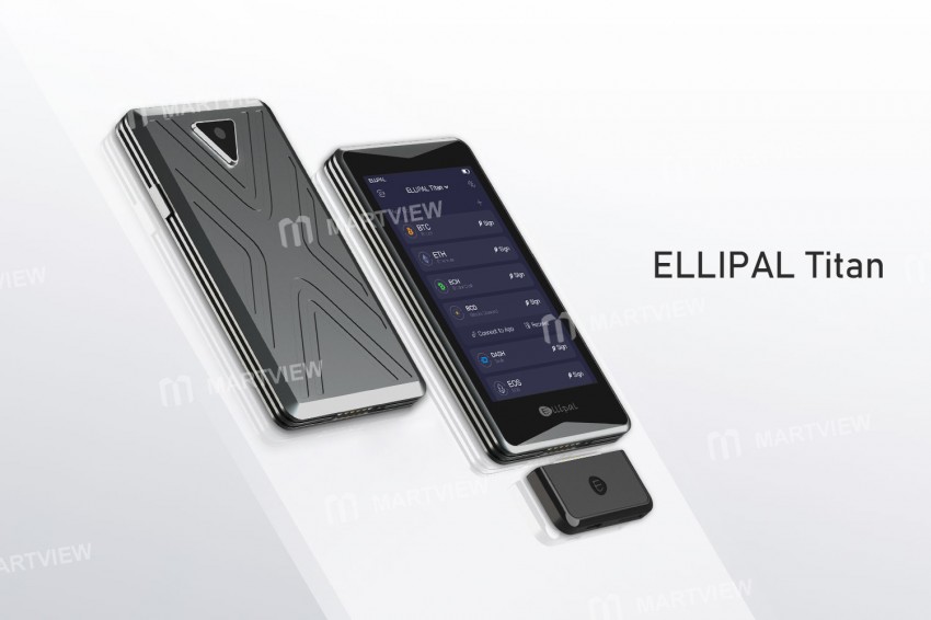 ELLIPAL Titan Cold Hardware Wallet - Black