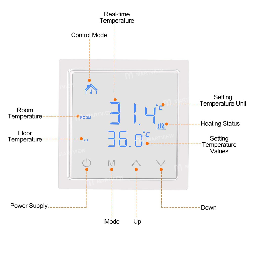 smart thermostat-16a-floor-heating-temperature-controller-with-led-touch-screen-85-265v-electric-hea