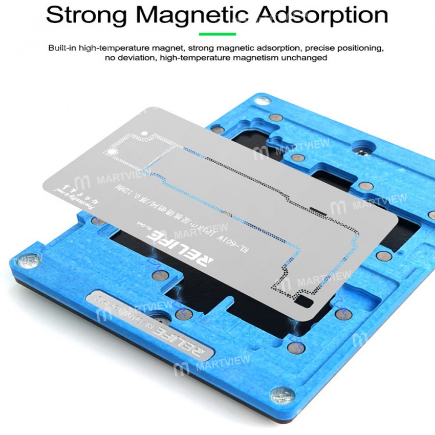 Relife RL-601W Mini Middle Layer Board Stencil Stencil Kit for iPhone 13 Series