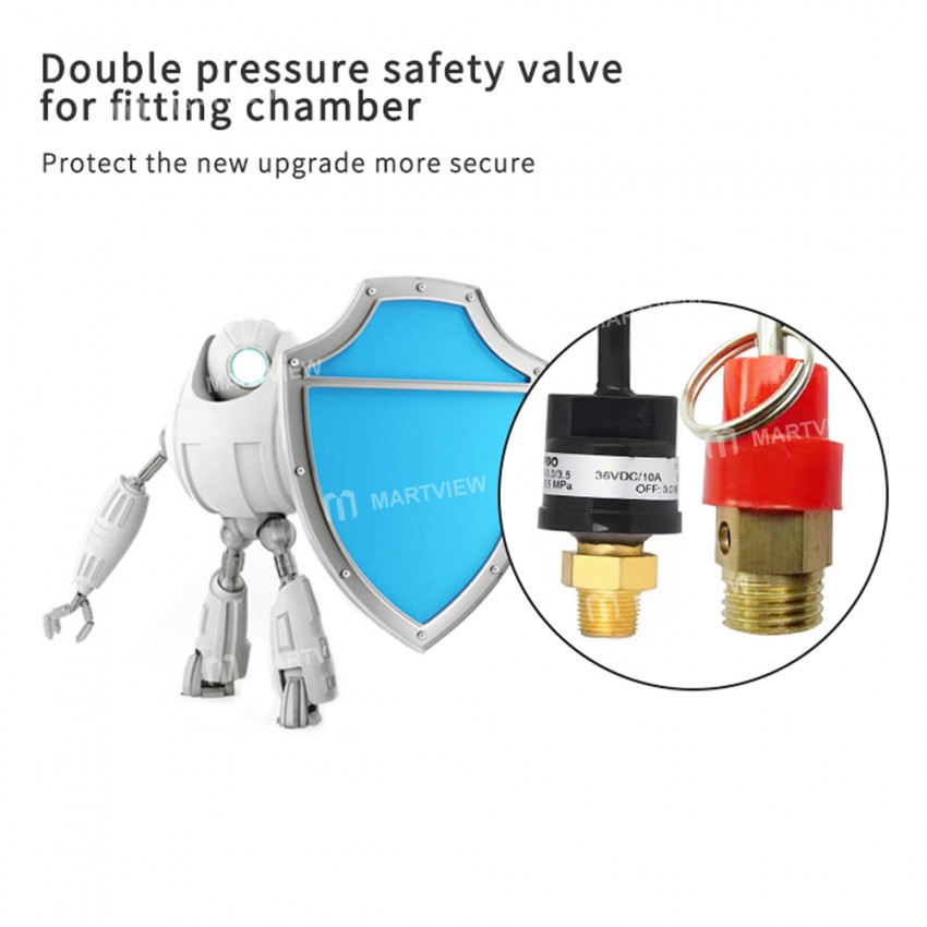 TBK-208M 3-in-1 Smart Fitting Defoamer Separator Built-in Compressor for Below 8.5-inch Screens