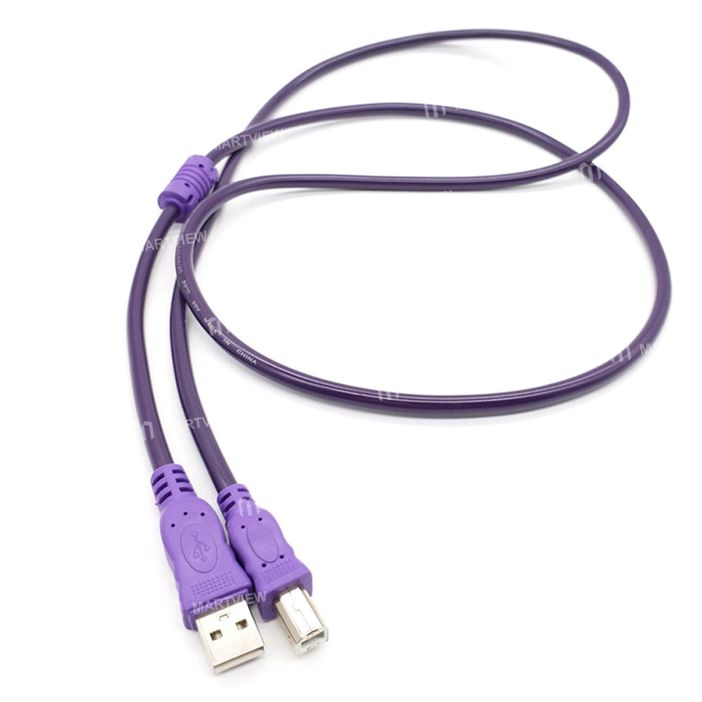 various sizes-purple-usb-20-to-square-ended-printer-cable-with-ferrite-ring-4