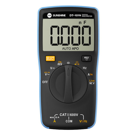 Sunshine DT-101N Pocket-Style Auto-Range Smart Precision Multimeter