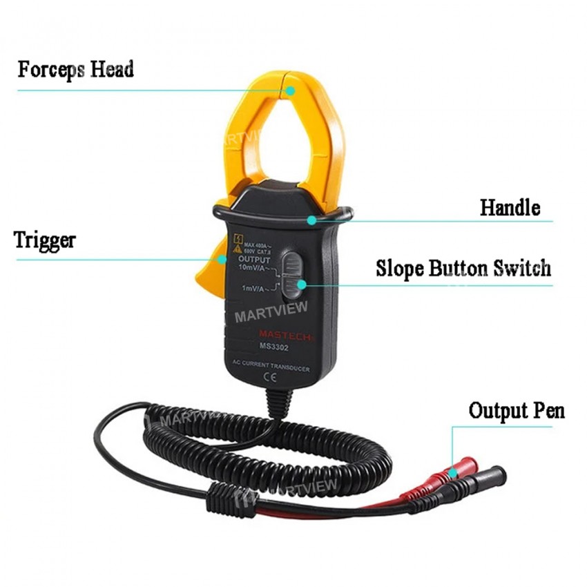 mastech ms3302-400a-true-rms-ac-current-clamp-converter-for-digital-multimeter-7