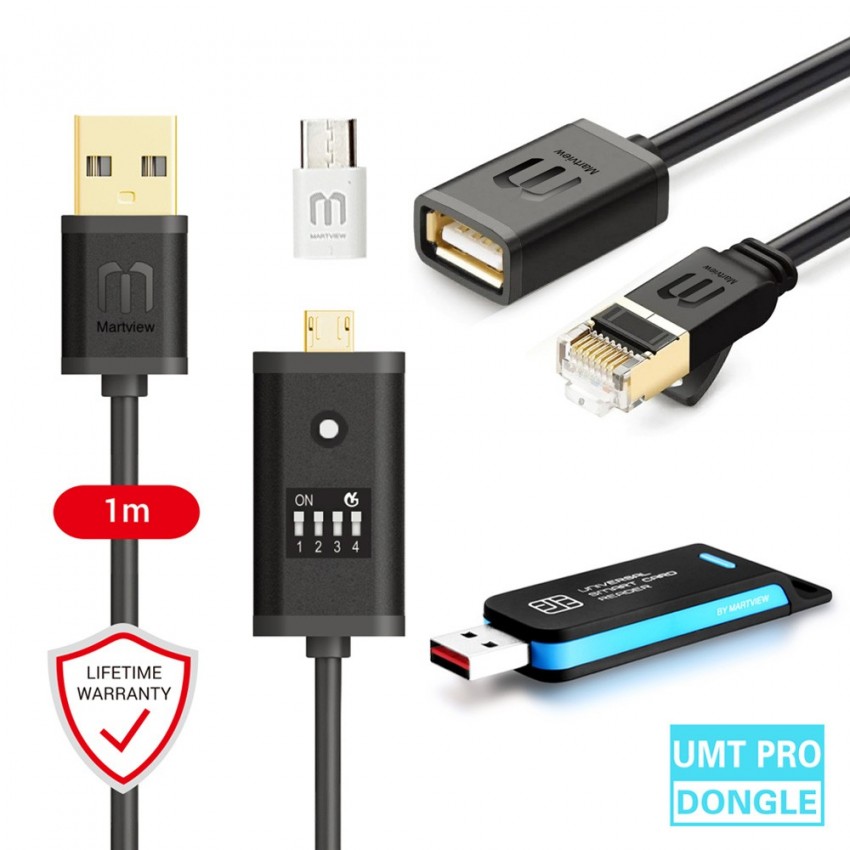 UMT Pro Dongle - FREE 1 Years Activation (UMT+Avengers 2in1) + FREE Martview All Boot Cable (EASY SW