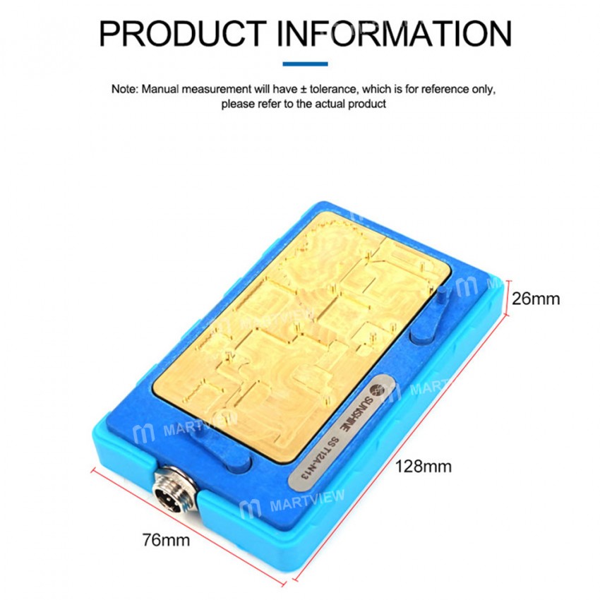 Sunshine T12A-N13 Preheating Welding Platform for iPhone 13 Series Motherboard Layering