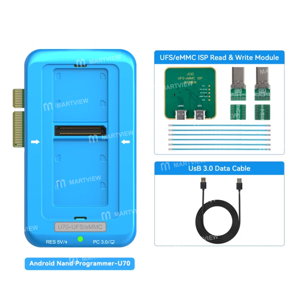 jcid u70-gen-2-android-nand-programmer-for-android-ufs-emmc-isp-nand-repair-9