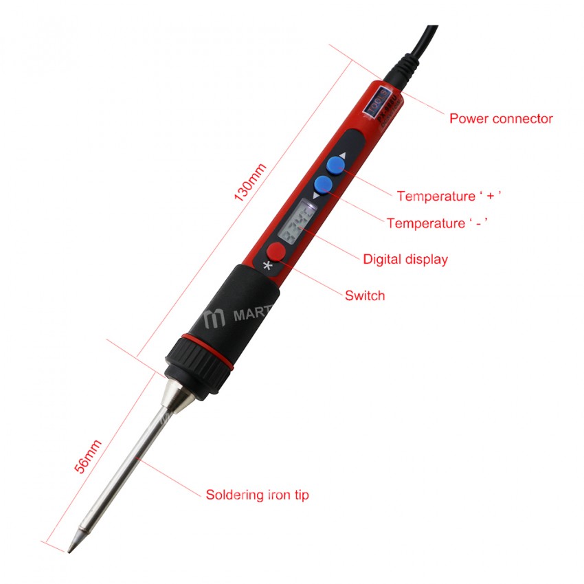 Portable USB Adjustable Temperature Soldering Iron 5V 10W Welding Iron Tool