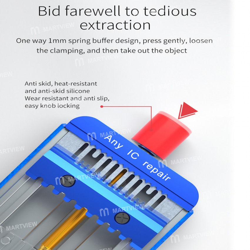 MaAnt Pro400 Universal Motherboard Chip BGA Double Shaft Tiger Clip for iPhone X to 13 Pro Max