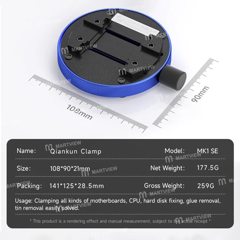 mechanic mk1-se-50mm-large-area-universal-motherboard-ic-chip-clamping-pcb-repair-fixture-7