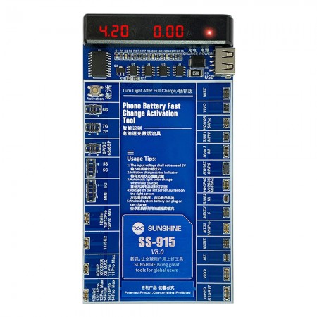 Sunshine SS-915 V8.0 Battery Activation Board for iPhone