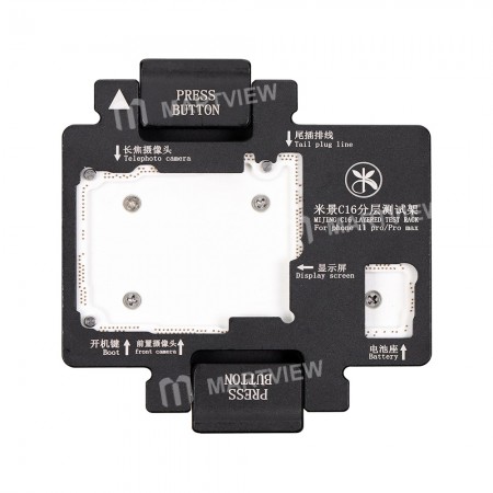 MiJing C16 Layering MainBoard Test Fixture for iPhone 11 Pro / 11 Pro Max