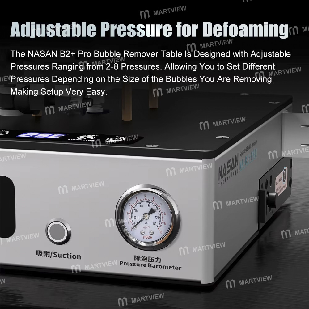 nasan na-b2-pro-2-in-1-8-inch-multi-function-bubble-remover-separator-machine-built-in-air-compresso