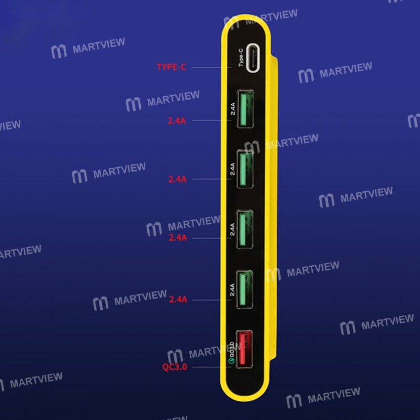 Mechanic iCharge 6 USB 6Port Universal Smart Fasting Charge