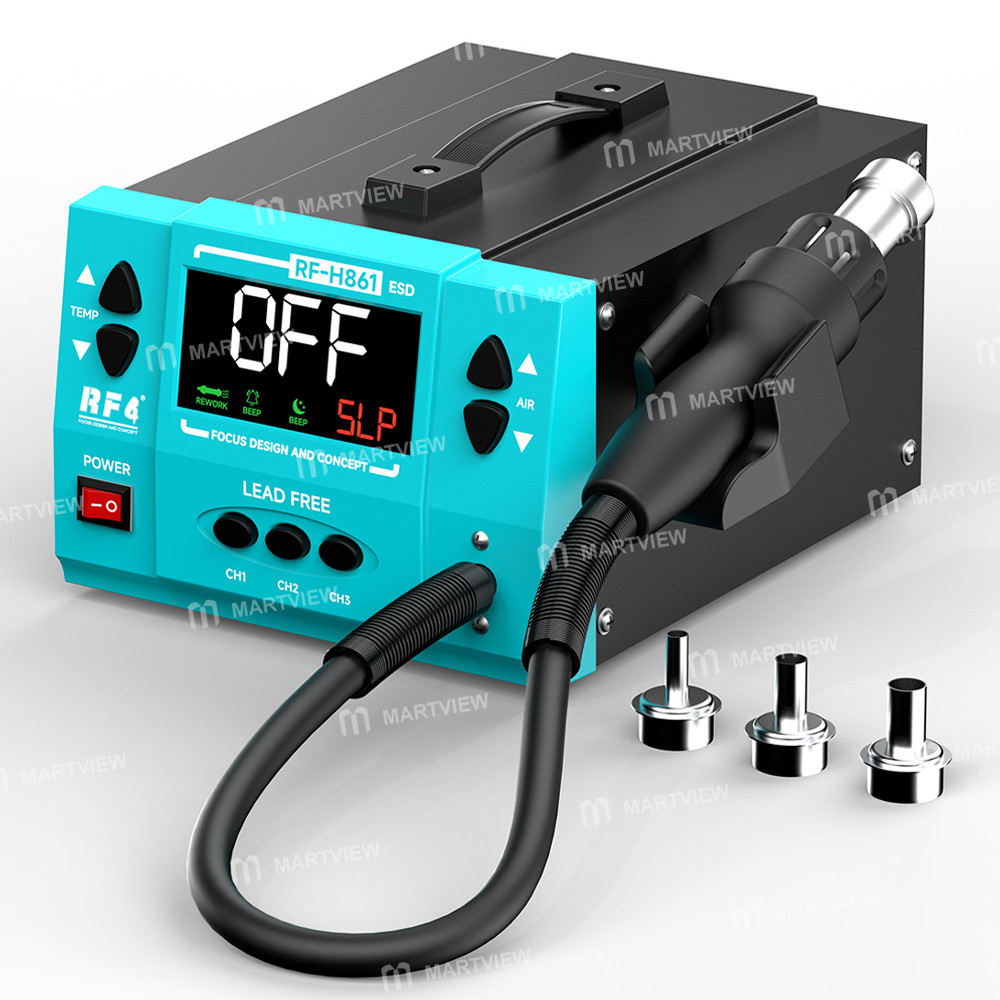 rf4 rf-h861-intelligent-spiral-air-outlet-digital-display-hot-air-gun-desoldering-rework-station-1