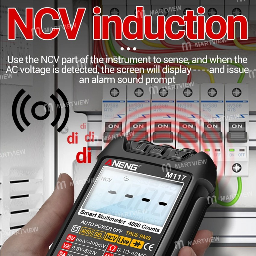 aneng m117-multi-function-digital-display-intelligent-anti-burn-multimeter-8