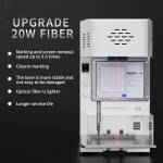 TBK-958F Mini Automatic High Precision 20W Laser Marking and Screen Removal Machine