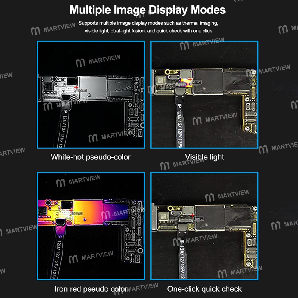 sunshine tb-08-pro-dual-light-direct-connection-pcb-motherboard-diagnosis-infrared-thermal-camera-12