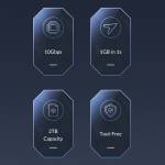 Orico M2VG01 M.2 to USB Type C 3.1 Gen2 10Gbps RGB NVMe SSD Enclosure